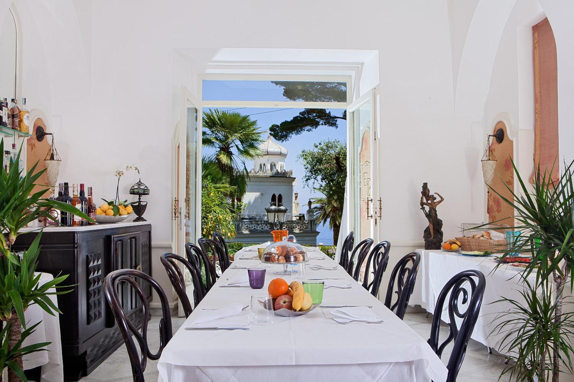Luxury Villa Excelsior Parco Capri Restaurant foto